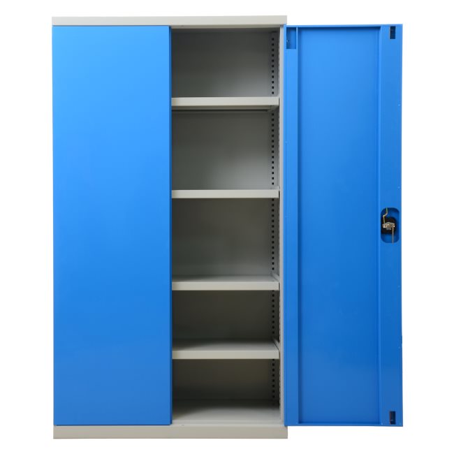 置物柜（灰+蓝）单开4层