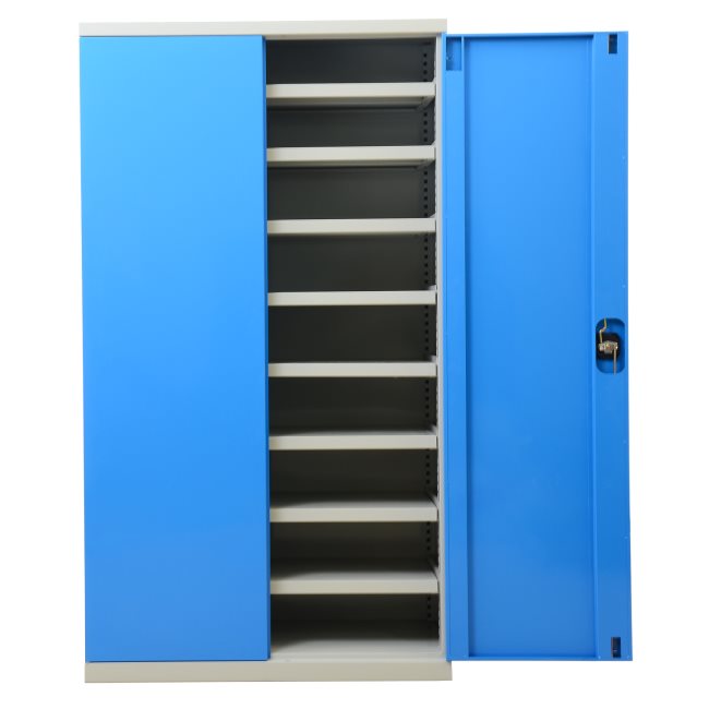 置物柜（灰+蓝）单开8层