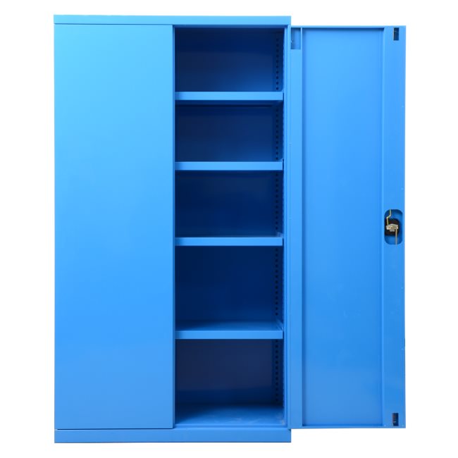 置物柜（蓝色）单开4层
