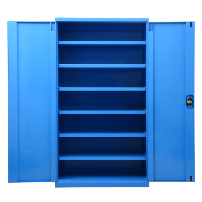 置物柜（蓝色）双开6层
