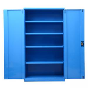 置物柜（蓝色）双开4层