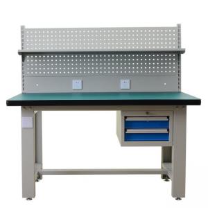 单桌+620立柱（灰）+电器板+456挂板+棚板+二抽吊柜
